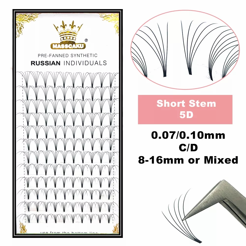 Eyelash Extension Remover At Home - MASSCAKU ملحقات رموش جذعية قصيرة ذات