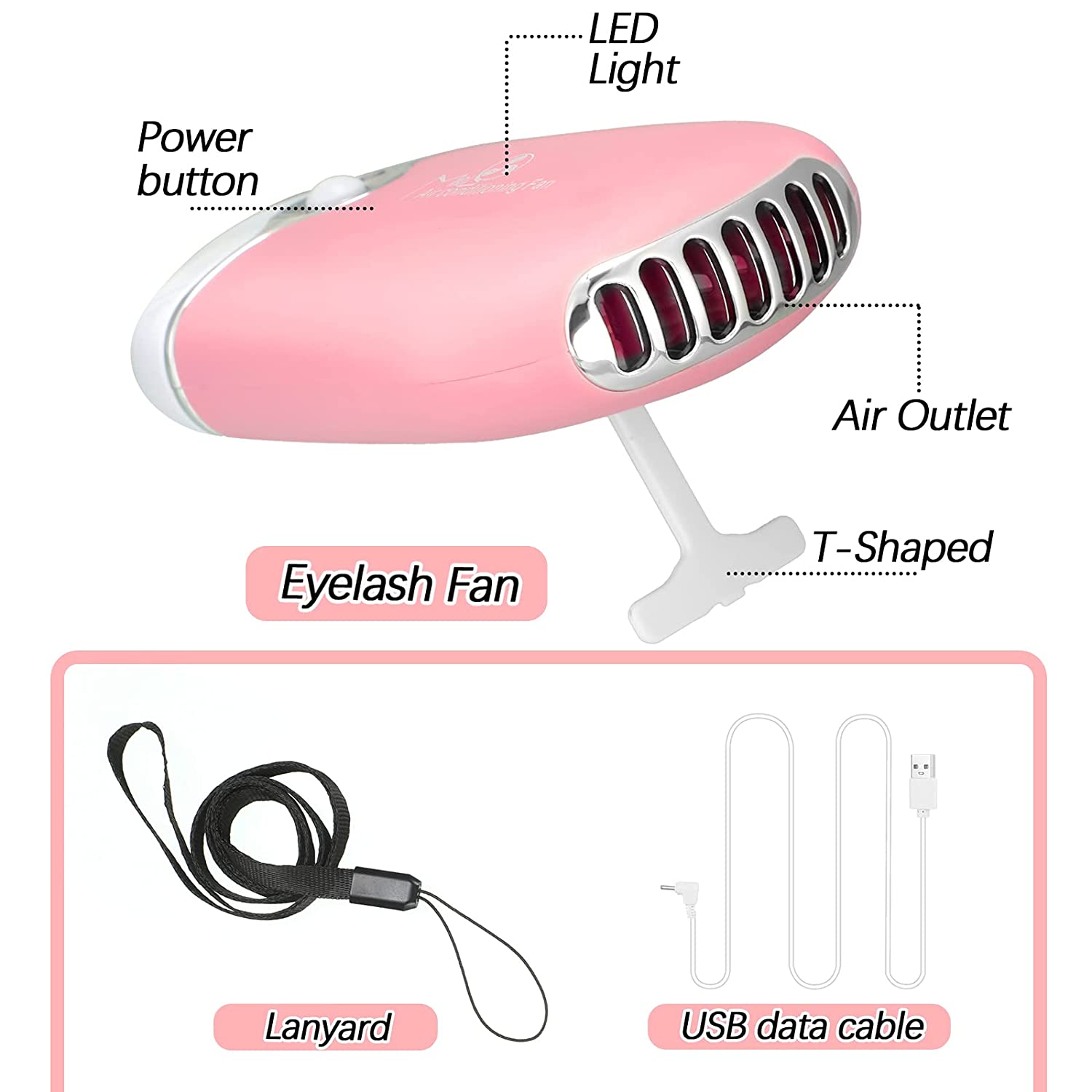 3 في 1 USB تكييف الهواء لاش مر - مراجعة Eyelash Extension Fan وسعره
