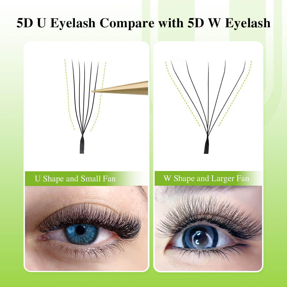 NAGARAKU U شكل ثلاثية الأبعاد/ - مراجعة Eyelash Extension Yelix وسعره