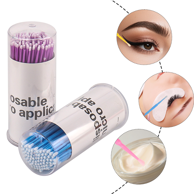100 قطعة فرشاة رمش المتاح لاش  - مراجعة Eyelash Extension Cleaning وسعره