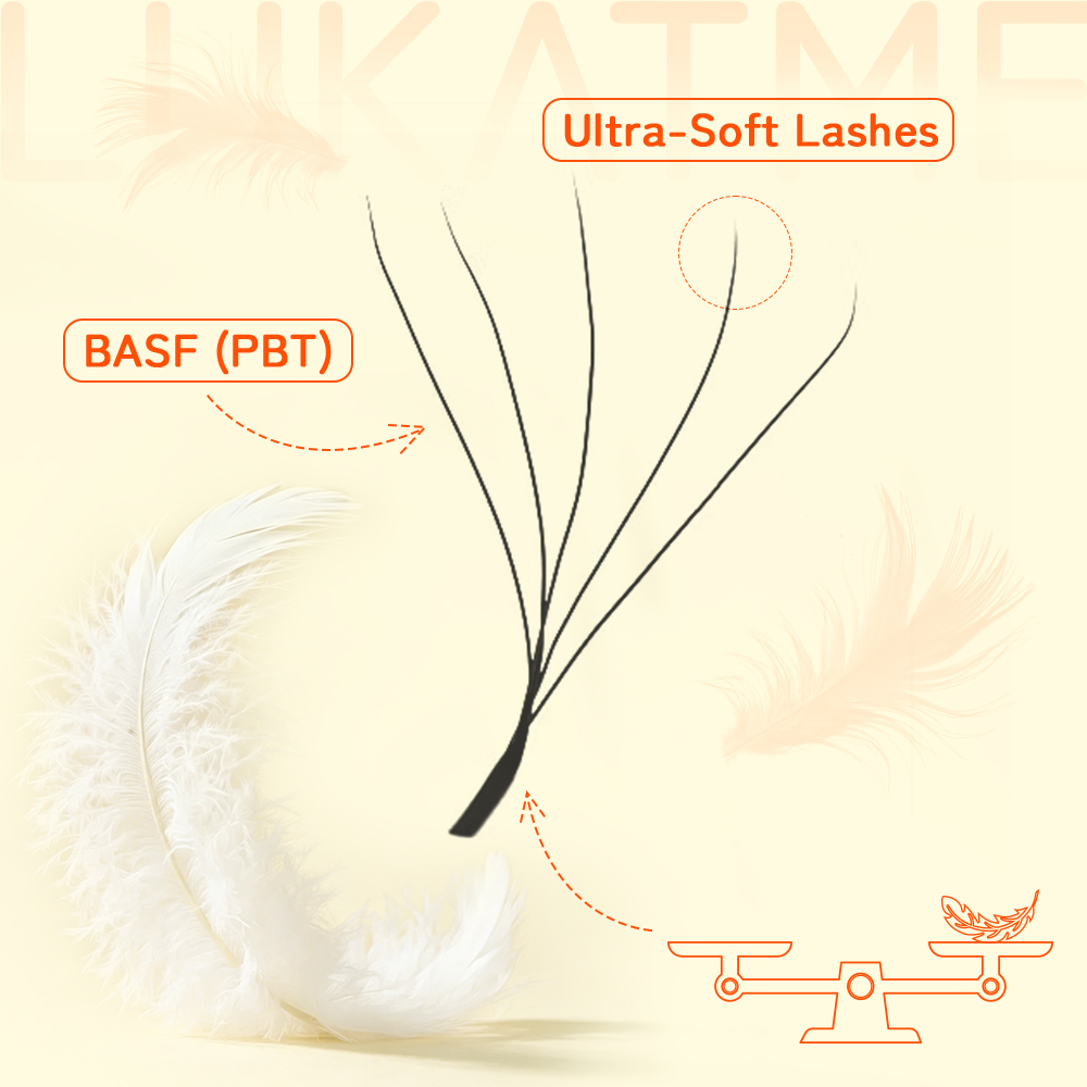 رموش LUKATME ثلاثية ورباعية وخ - مراجعة Eyelash Extension Yelix وسعره