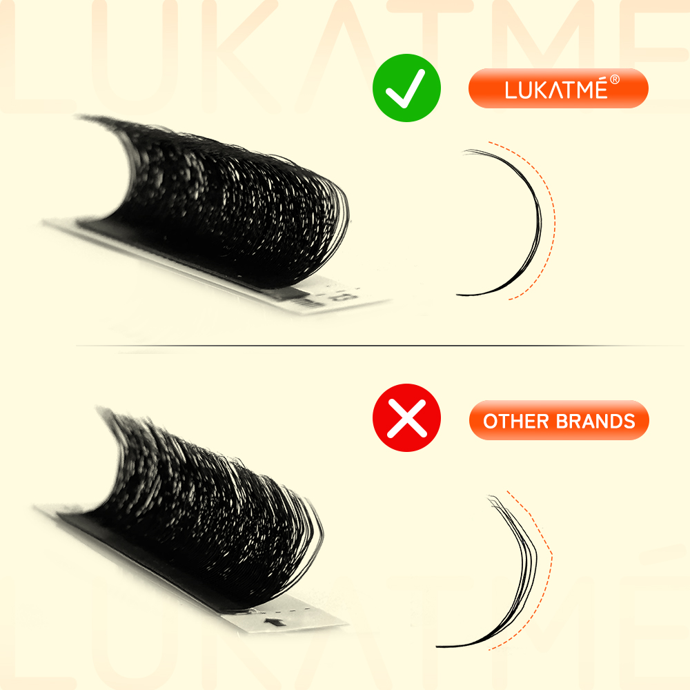 رموش LUKATME ثلاثية ورباعية وخ - مراجعة Eyelash Extension Yelix وسعره