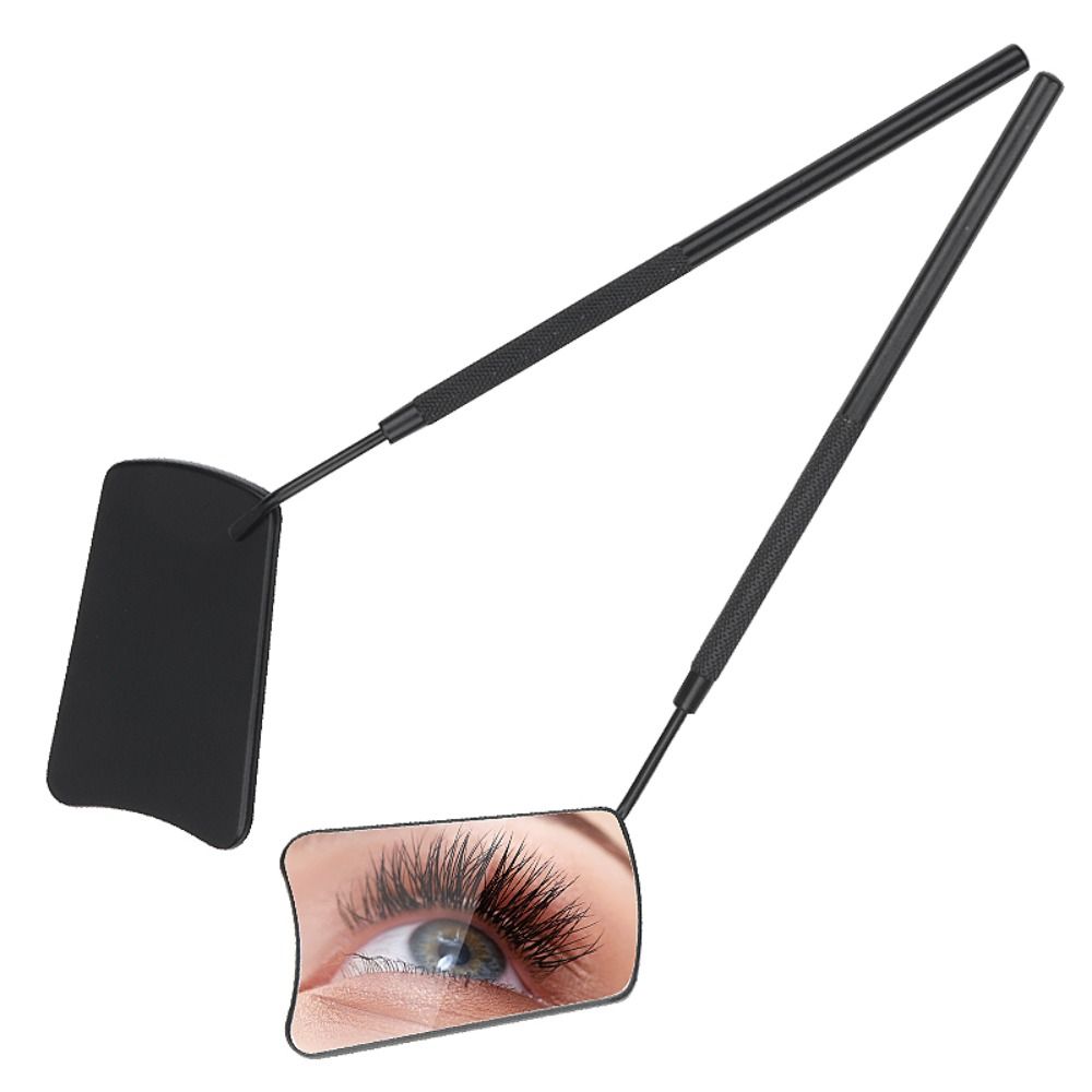مرآة فحص رموش من الفولاذ المقا - مراجعة Eyelash Extension Fan وسعره