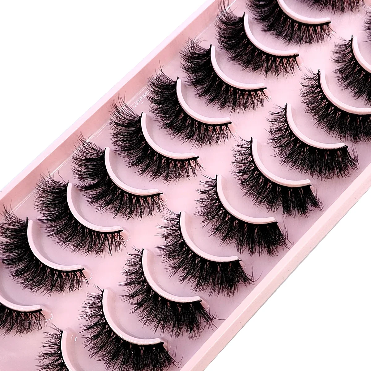 10 أزواج من الرموش الصناعية ثل - مراجعة Eyelash Extension For Big Eyes وسعره