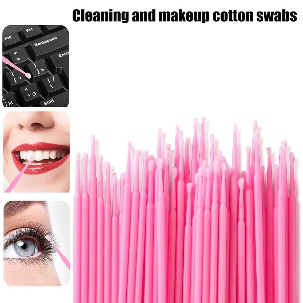 100 قطعة من فرش تنظيف الرموش ا - مراجعة Eyelash Extension Cleaning وسعره