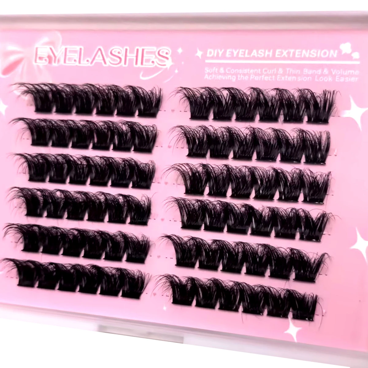 رموش صناعية من AMSDCN، 10 صفوف - مراجعة Eyelash Extension For Big Eyes وسعره