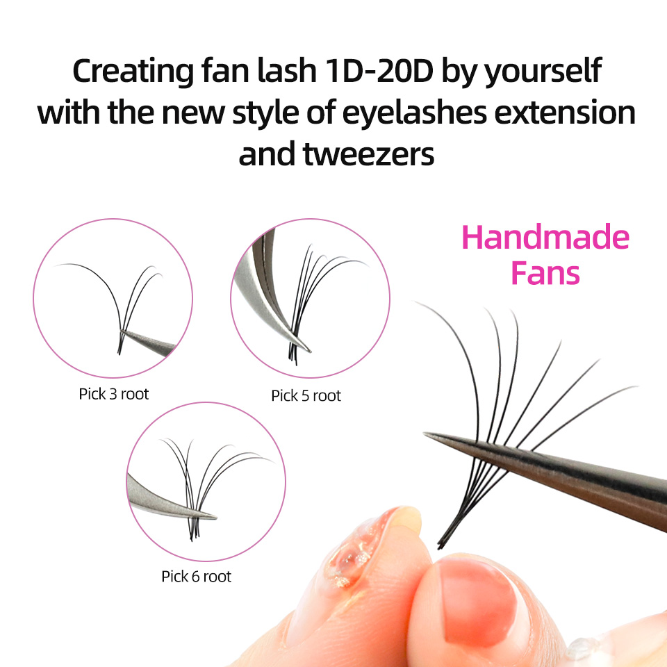 RUJADE 5 حالات/مجموعة ملحقات ر - مراجعة Eyelash Extension Yelix وسعره