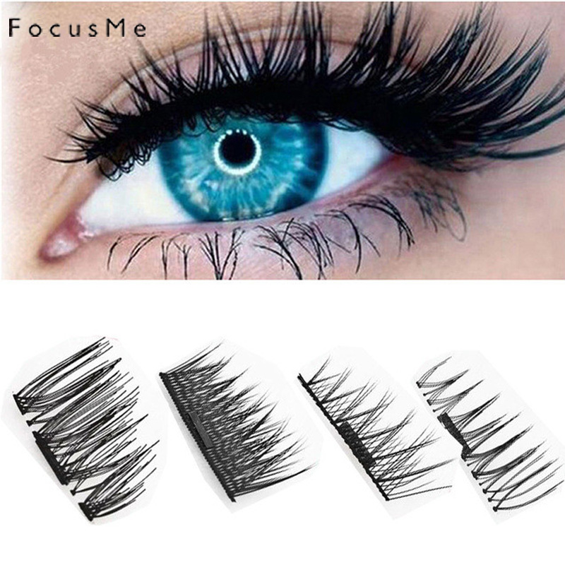 FocusMe 4 قطعة/2 زوج مزدوج الم - مراجعة Eyelash Extension For Big Eyes وسعره